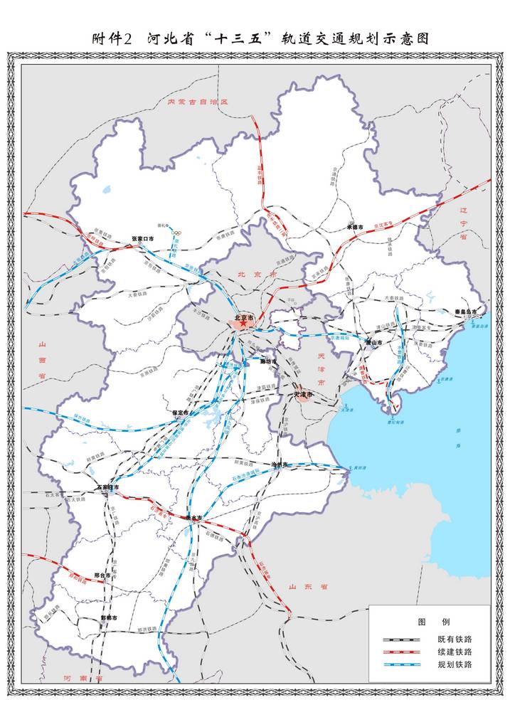 河北省综合交通运输体系发展十三五规划